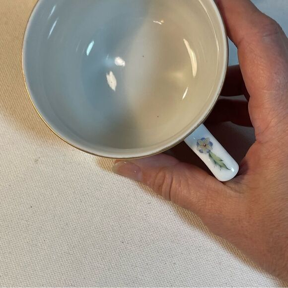 Andrea by Sade's Tea for One teapot and cup porcelain floral - Picture 7 of 16